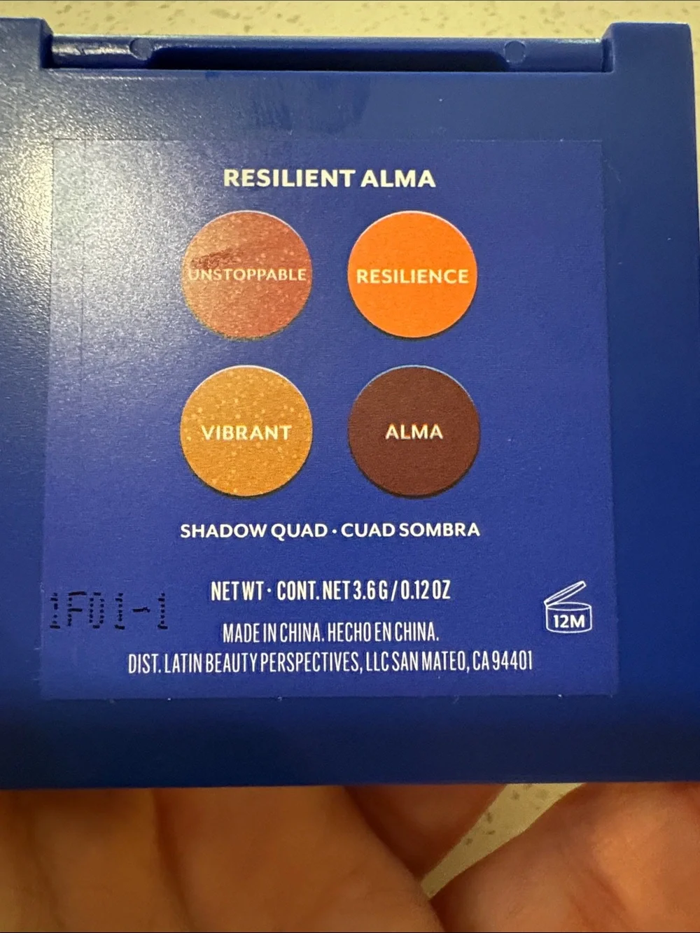 Tresluce Beauty Resilient Alma Eyeshadow Quad - Navy Blue